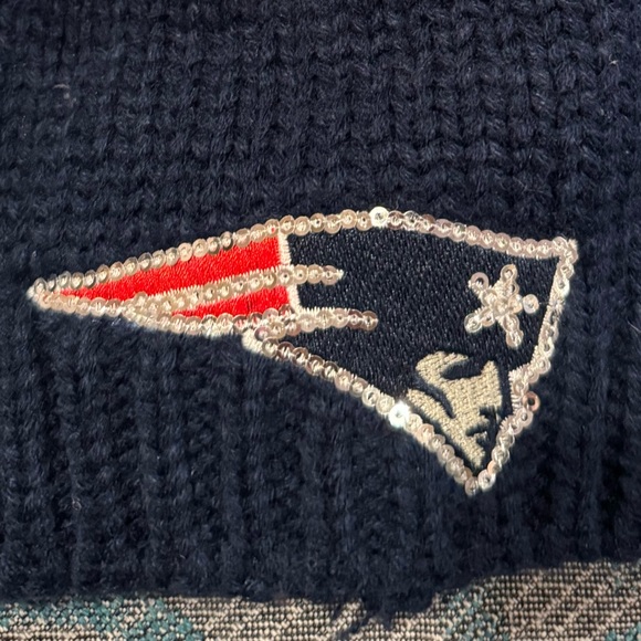 🆕 Woman’s Sequined Patriots Hat - Picture 2 of 6